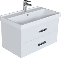 Mixline Тумба под раковину Стив 80 подвесная белая