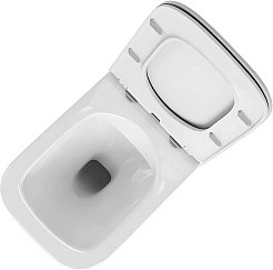 Vivon Унитаз подвесной Plat PDWH03 безободковый с быстросъёмныйм сиденьем микролифт – фотография-7