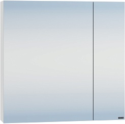 СанТа Зеркальный шкаф Стандарт 70 белый – фотография-1