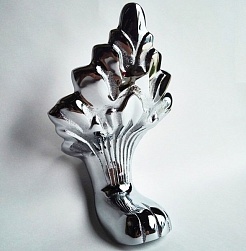 Фэма Чугунная ванна "Julietta", ножки хром, покрытие хром, золото или бронза – фотография-10