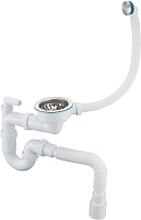 Milacio Сифон для кухонной мойки MC.011.SS нержавеющая сталь