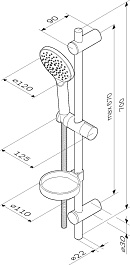 Am.Pm Душевой комплект Like F0180064 – фотография-9