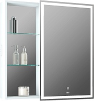 Mixline Зеркальный шкаф Аккорд Женева 80 R белый