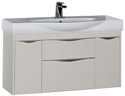 Aquanet Тумба с раковиной "Франка 105" слоновая кость – фотография-1