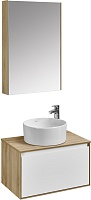Акватон Мебель для ванной Либерти 70 Mila 40 белая/дуб эльвезия