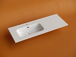 Ceramicanova Мебельная раковина Element 121 чаша слева CN7006L белая – фотография-2
