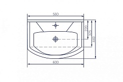 Sanflor Мебель для ванной Толедо 60 венге, орегон – фотография-6