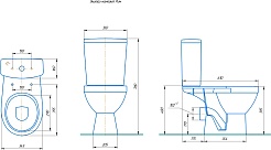 Rosa Унитаз-компакт Рим – фотография-4