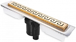 BERGES Wasserhaus Душевой лоток B1 Antik 600 092024 золото глянец – фотография-1