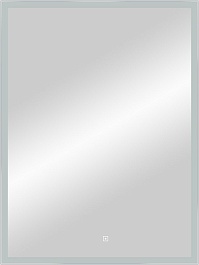 Continent Зеркало Frame Silver Led 600x800 – фотография-3