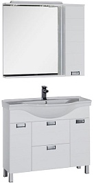 Aquanet Мебель для ванной  "Сити 100" белая (173197) – фотография-1
