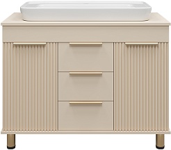 Brevita Тумба с раковиной Enfida 100 бежевая – фотография-1