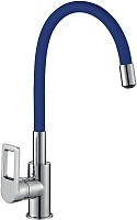 Rossinka Смеситель для кухни Z35-35U-Blue синий/хром