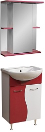 Stella Polare Зеркало-шкаф Колор-1 55/С красный – фотография-2