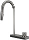 Milacio Смеситель для кухни Ultra MCU.556.GM вороненая сталь – фотография-8
