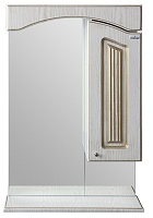 Mixline Зеркало-шкаф Крит 55 патина золото