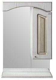 Mixline Зеркало-шкаф Крит 55 патина золото – фотография-1