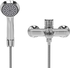 Aringa Смеситель для ванны и душа Рейн AR02004CH хром – фотография-2