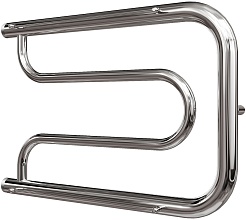 Point Полотенцесушитель водяной 320x500 PN21335P с полкой хром – фотография-1