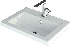 Mixline Тумба под раковину Этьен 50 R белая – фотография-5