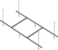 Aquatek Сборный каркас на шпильках к ваннам Мия 170x80 – фотография-1