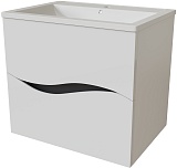 Mixline Тумба под раковину Лайф 60 подвесная белая