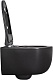 Allen Brau Унитаз подвесной Priority 4.31002.31 чёрный матовый с крышкой 4.31004.31 – фотография-40