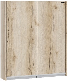 СанТа Навесной шкаф Уран 60x75 над стиральной машиной дуб австрийский – фотография-1