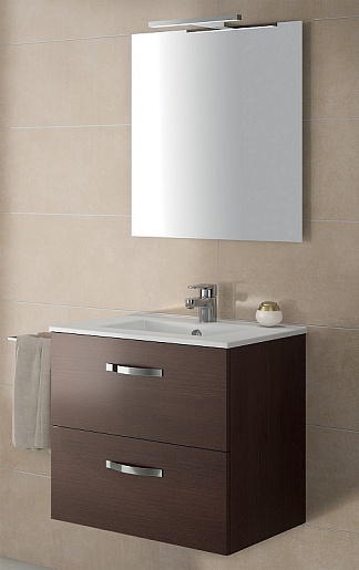 Jacob Delafon Тумба с раковиной "Ola 60" темный дуб – фотография-2