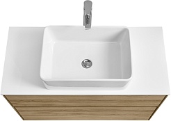 Акватон Столешница под раковину Либерти 100 белая – фотография-5