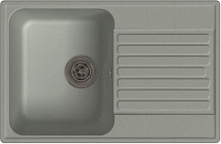 Granfest Мойка кухонная Quarz GF-Z78 Серый – фотография-1