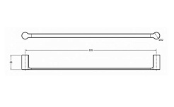 Jacob Delafon Полотенцедержатель Singulier 15205D-CP – фотография-2