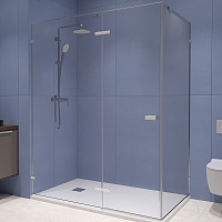 RGW Душевой уголок Stilvoll SV-040 100x80 профиль хром стекло прозрачное