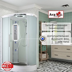 Avacan Душевая кабина 110/80 EM2811LLED – фотография-2