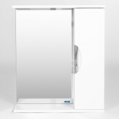 Viant Мебель для ванной Лима 70 Балтика 2 дверки белая – фотография-11