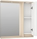 Brevita Зеркальный шкаф Balaton 75 R белый/бежевый – фотография-11