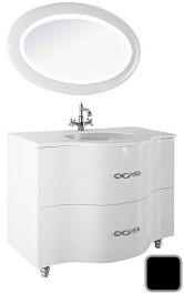 Водолей Мебель для ванной Ариадна 106 Чёрная, Ариадна – фотография-1