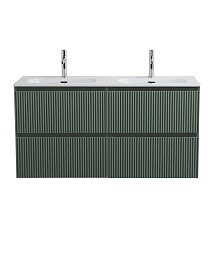 BelBagno Тумба под раковину Uno 120 с 2 чашами подвесная Еловый матовый – фотография-2