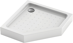 Veconi Душевой поддон Tezeo acrylic TZ-53 80x80 белый – фотография-1