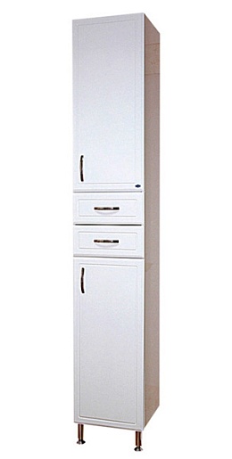 Misty Пенал для ванной Misty 35 R белый, с б/к – фото, картинка, фотография-1