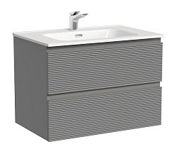 Sancos Тумба с раковиной Folk 70 ergraut soft раковина Element 71 CN7007 – фотография-1