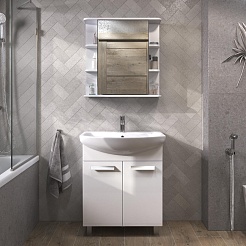 Vigo Мебель для ванной Hoska 70 белая – фотография-2