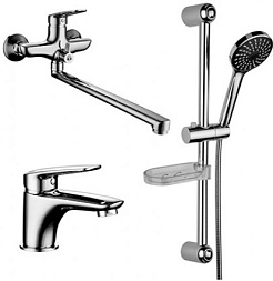 Lemark Комплект смесителей «3 в 1» Set LM7302C – фотография-1