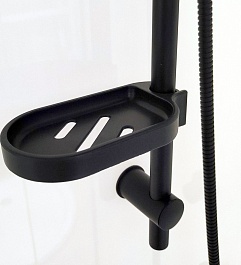 Triton Душевая кабина Прайм-Блэк-Вельвет 90x90 А без крыши – фотография-16