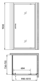 Gemy Душевой уголок Sunny Bay S28160-A75 – фотография-3
