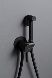 Allen Brau Смеситель с гигиеническим душем Priority 5.31A29-31 (с внутренней частью) черный матовый – фотография-2