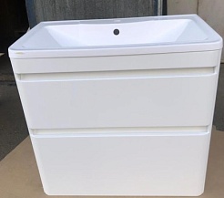 Style Line Мебель для ванной напольная Атлантика 80, Люкс антискрейч, PLUS – фотография-6