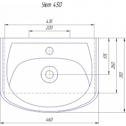 СанТа Умывальник Уют 45 – фотография-3