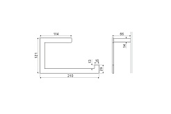 Excellent Полотенцедержатель RIKO DOEX.1609CR хром – фотография-2