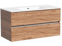Sancos Тумба с раковиной Urban 100 дуб чарльстон раковина Element 101 CN7003 – фотография-1